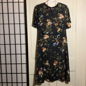 H&M Navy Floral Dress